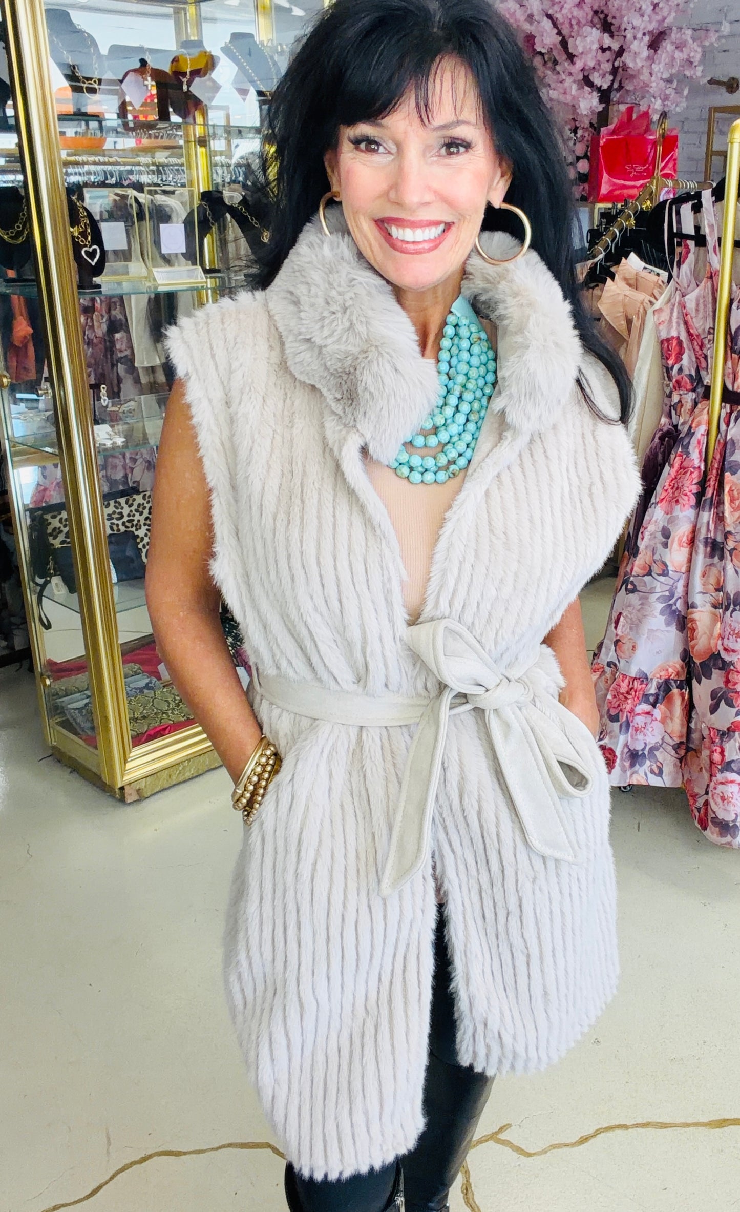 The Luxe Life Faux Fur Vest