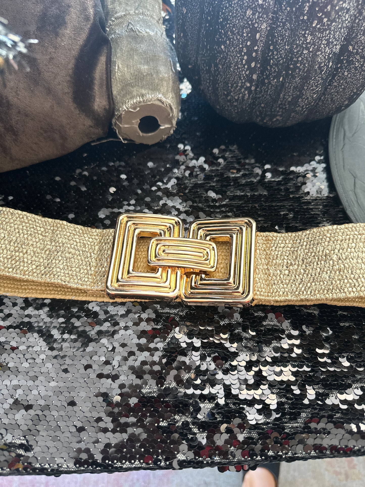 Glamorous In Gold Belt