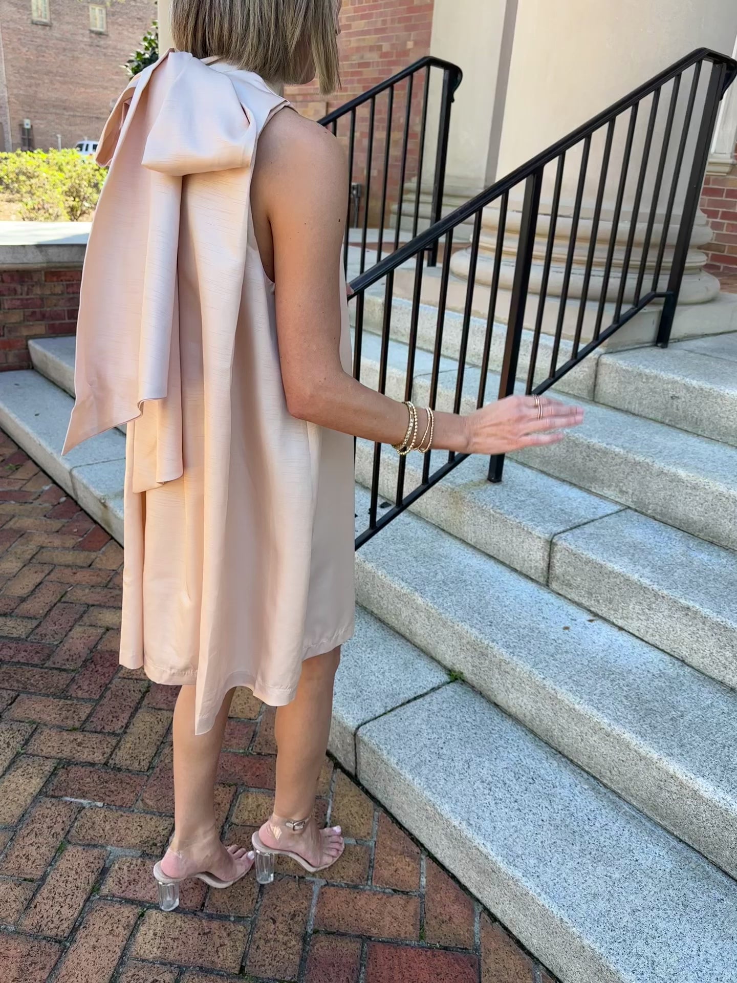 Champagne Shimmer Dress  Two A Tee & Company Boutique