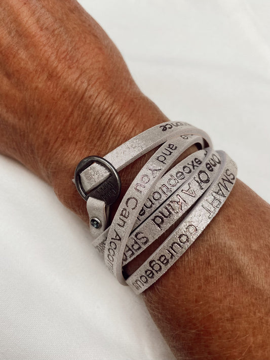 You Are Beautiful Wrap Bracelet