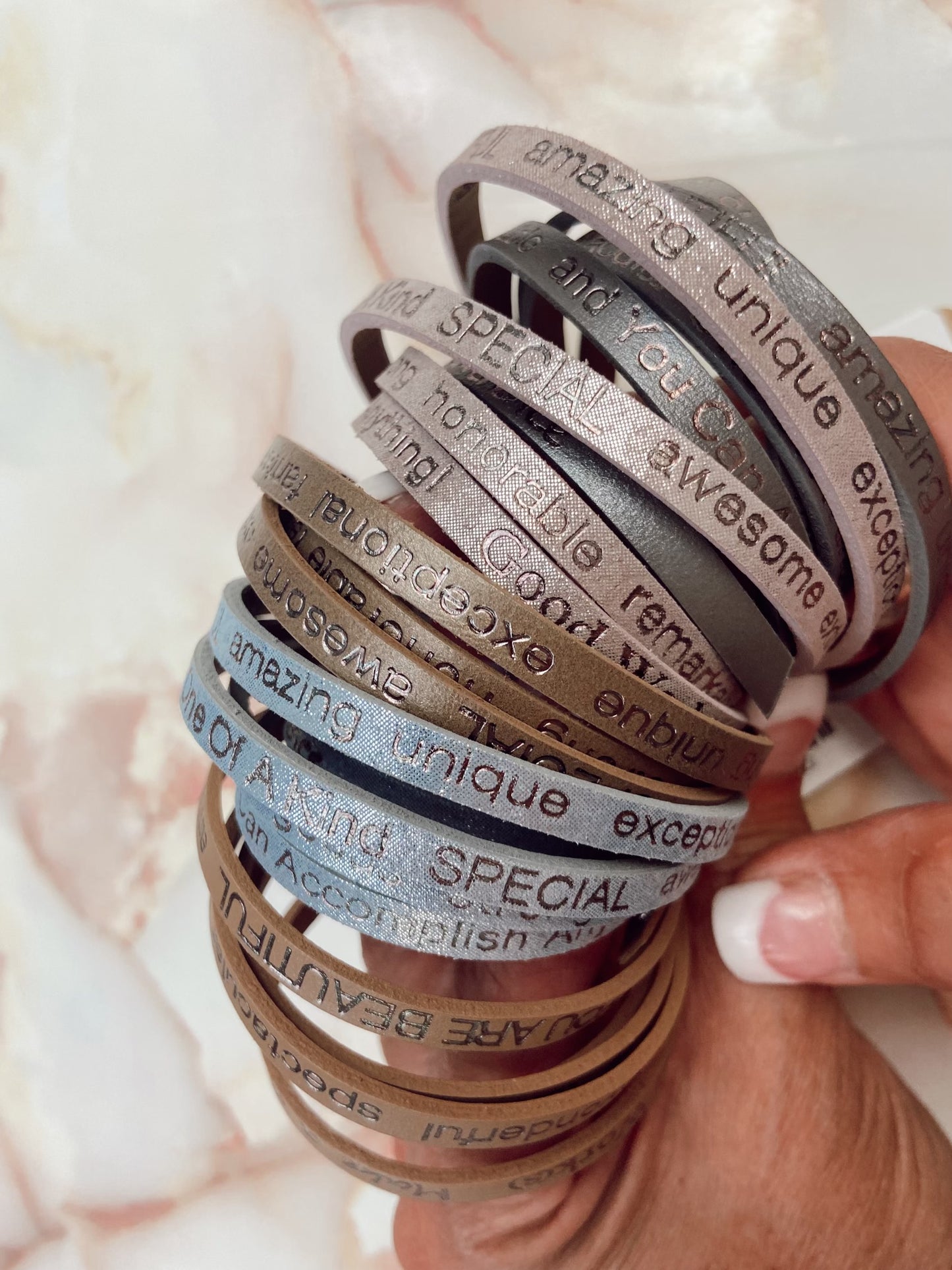 You Are Beautiful Wrap Bracelet