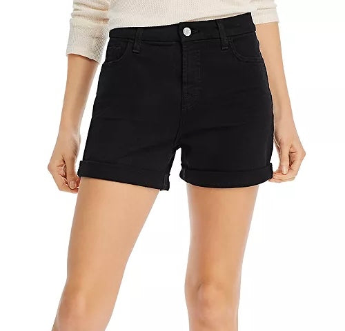 Black Mid Roll Short by Jen7