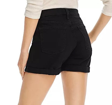 Black Mid Roll Short by Jen7