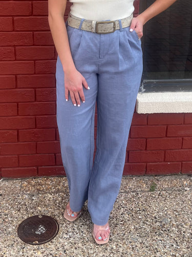 Baby Blues Linen Pants