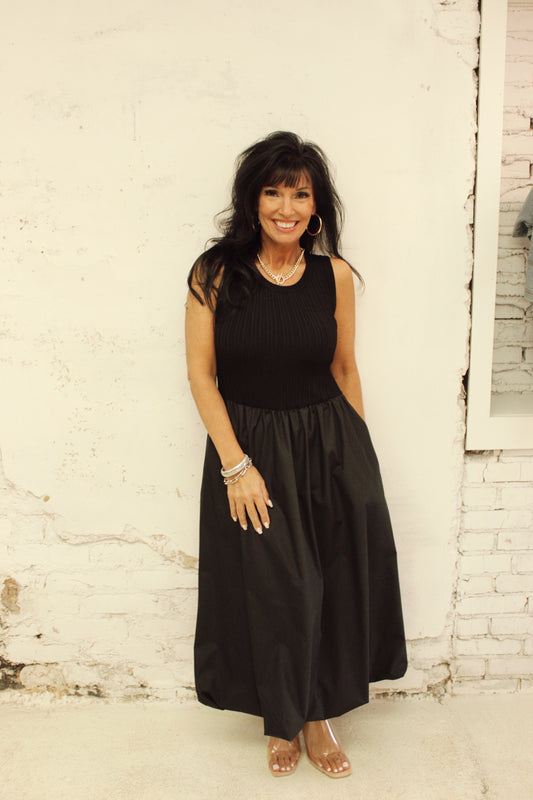 Bubbly Black Dress
