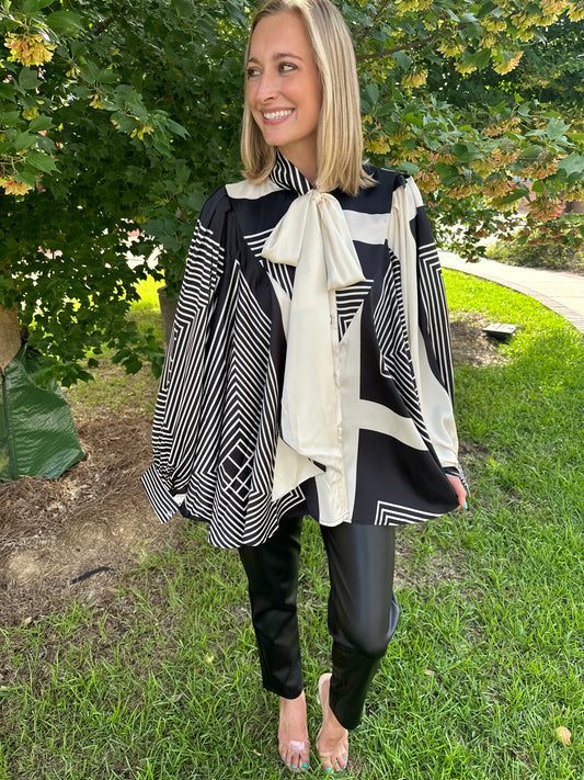 The Uptown Bow Blouse