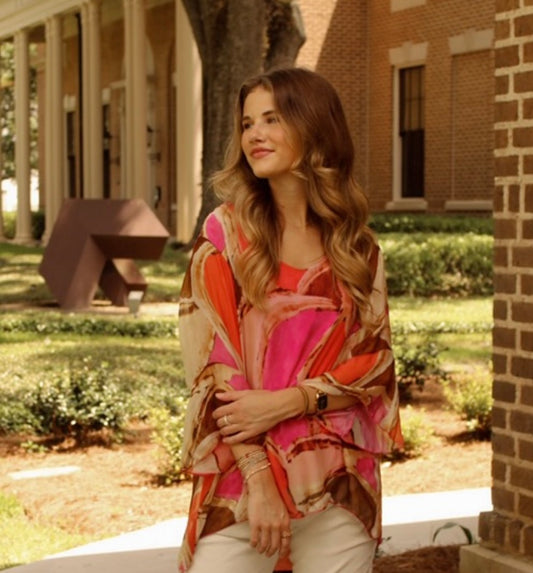 Promise In Pink Silk Top