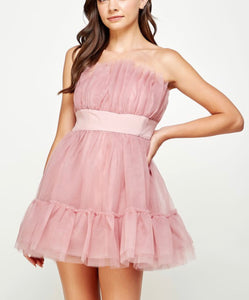 Ravishing Rose Tulle Dress