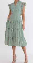 Load image into Gallery viewer, Spearmint  Stripe Dress