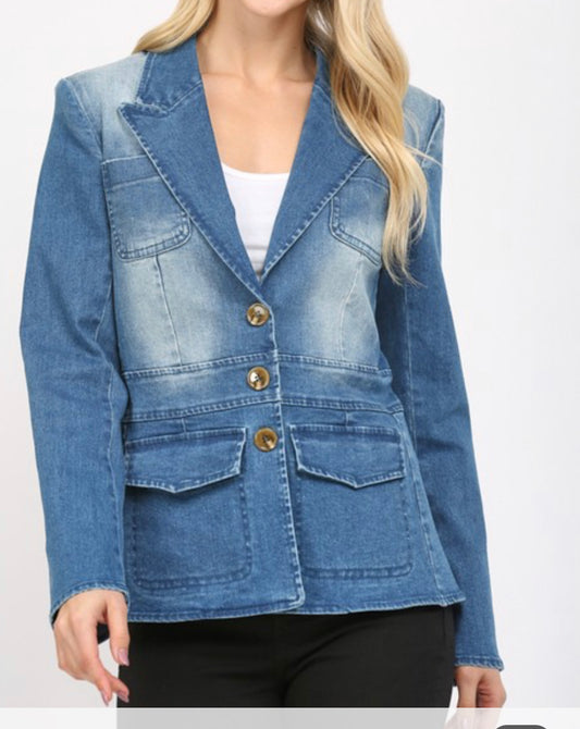 Denim In Deed Blazer