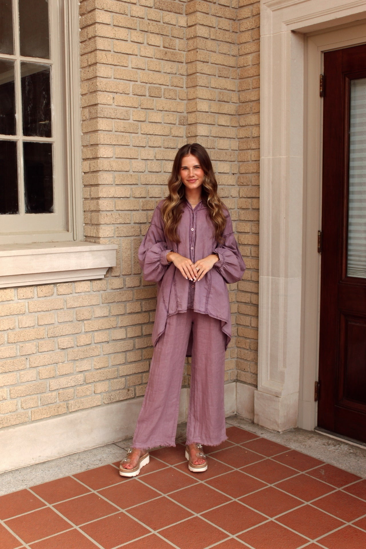 Perfect Purple Button Down