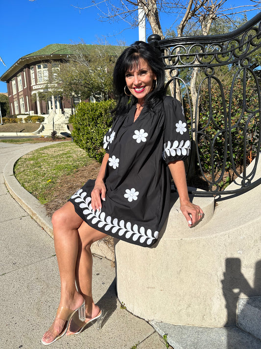 Flipping For Floral Dress