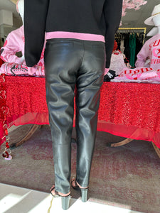 Best of All Black Pleather Pants