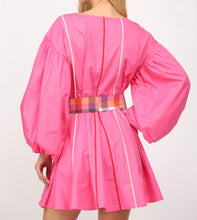 Load image into Gallery viewer, Pink with Piping Dress