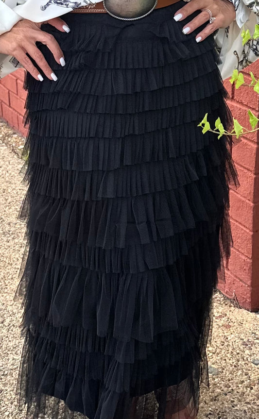 Tulle Temptation Tiered Skirt