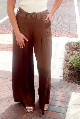 Bronzed Metallic Pants