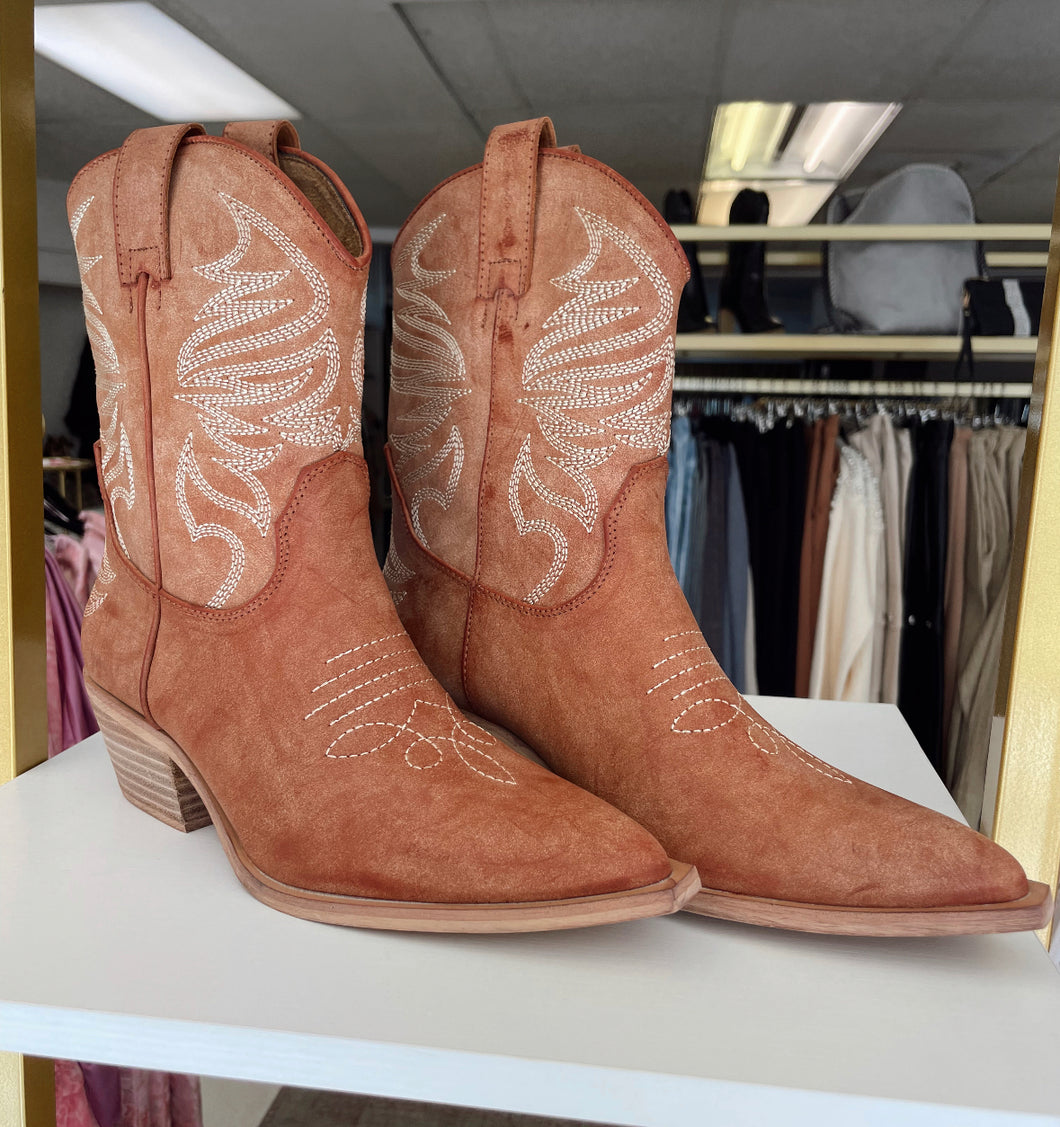 Blush Updated Cowboy Boot