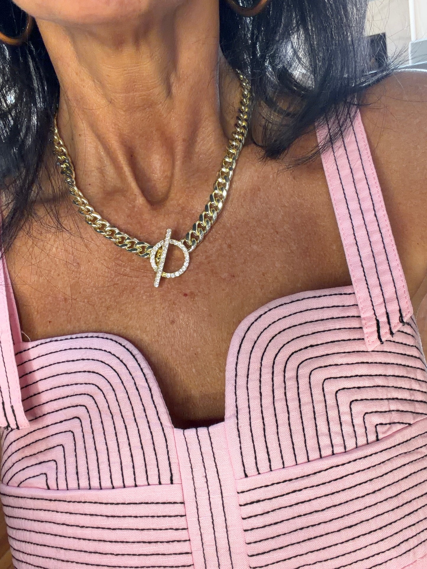 Pink Petal Midi Dress