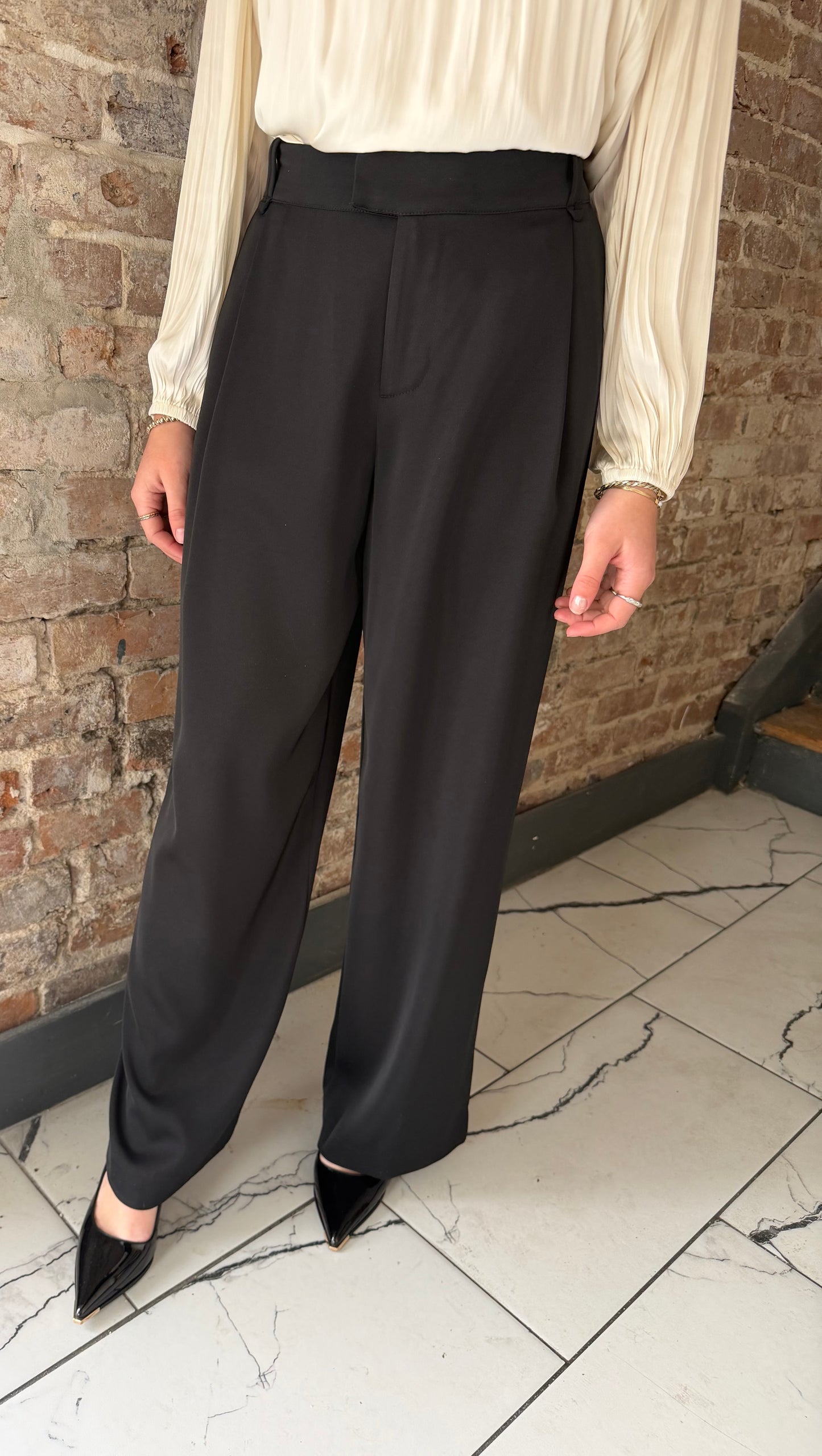 Extra & Elegant Black Pants