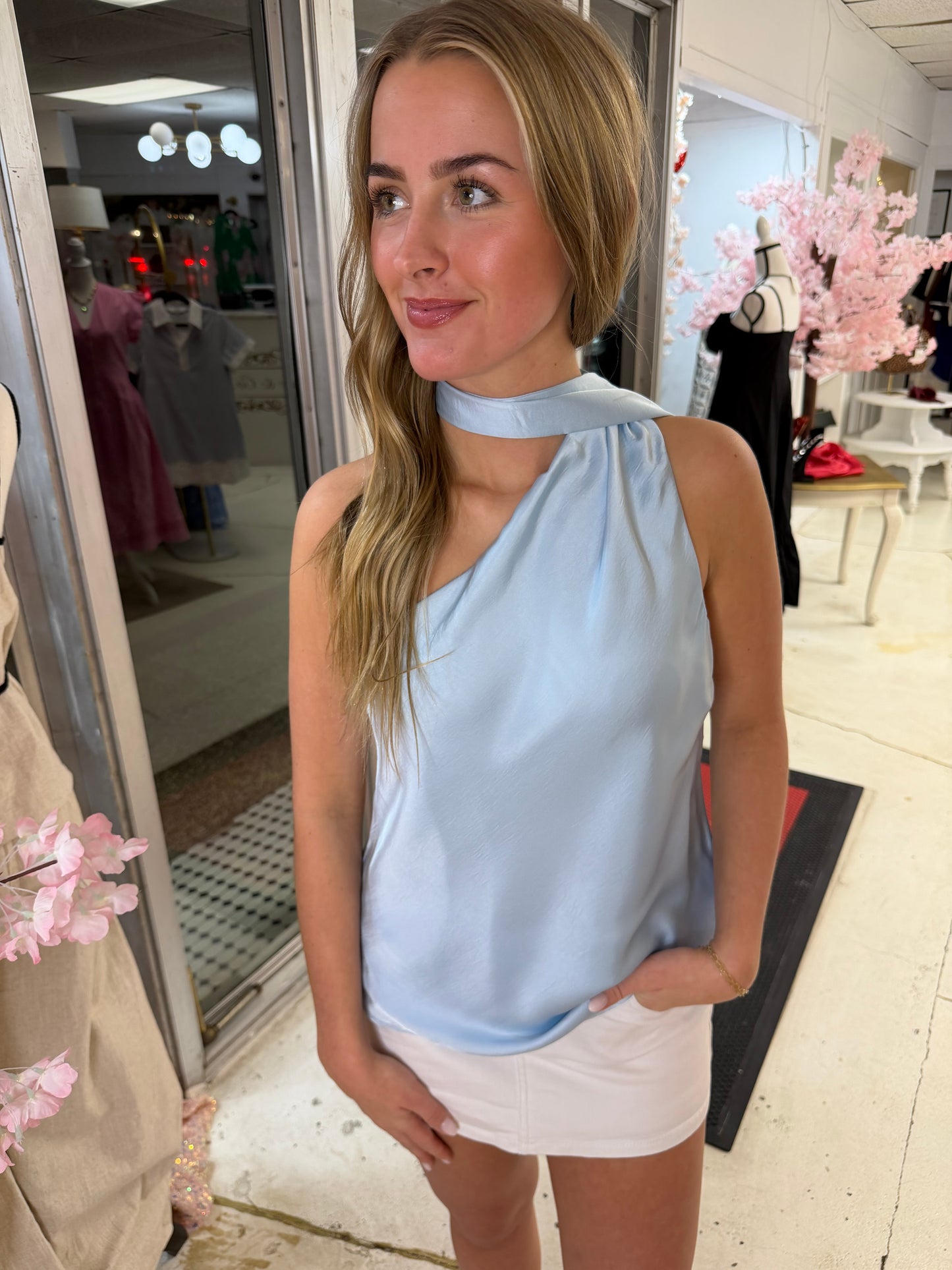 Slay in Satin Top