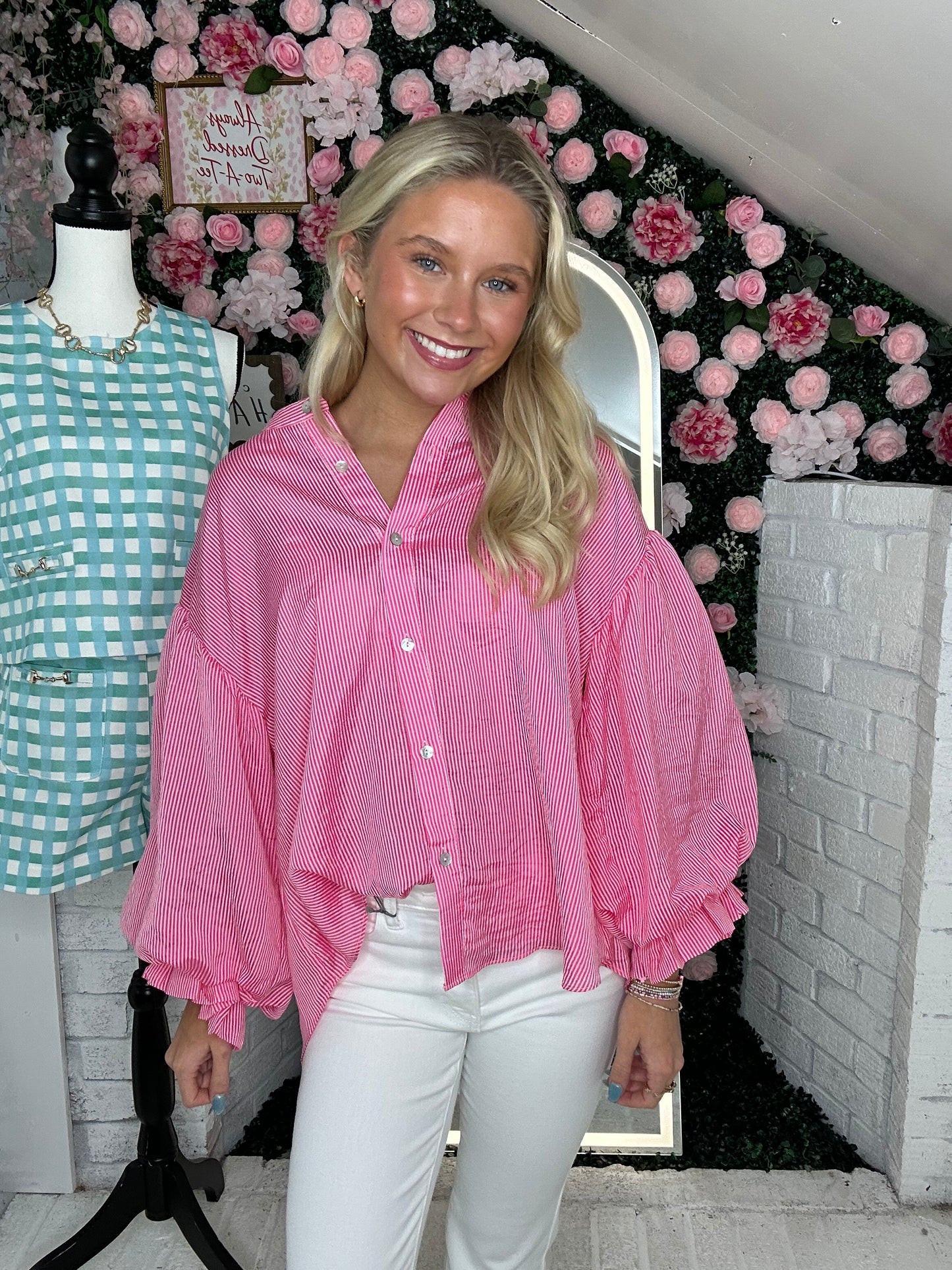 Light & Stripe Top