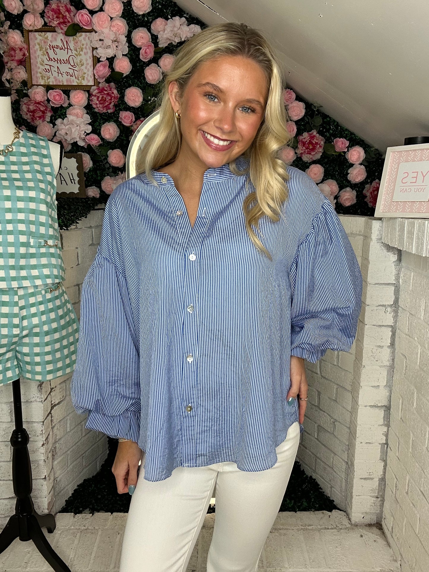 Light & Stripe Top