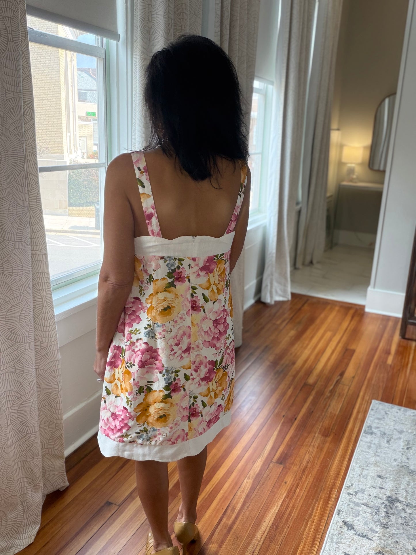 Garden Sweetheart Shift Dress