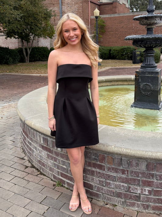 Timeless Elegance Black Dress