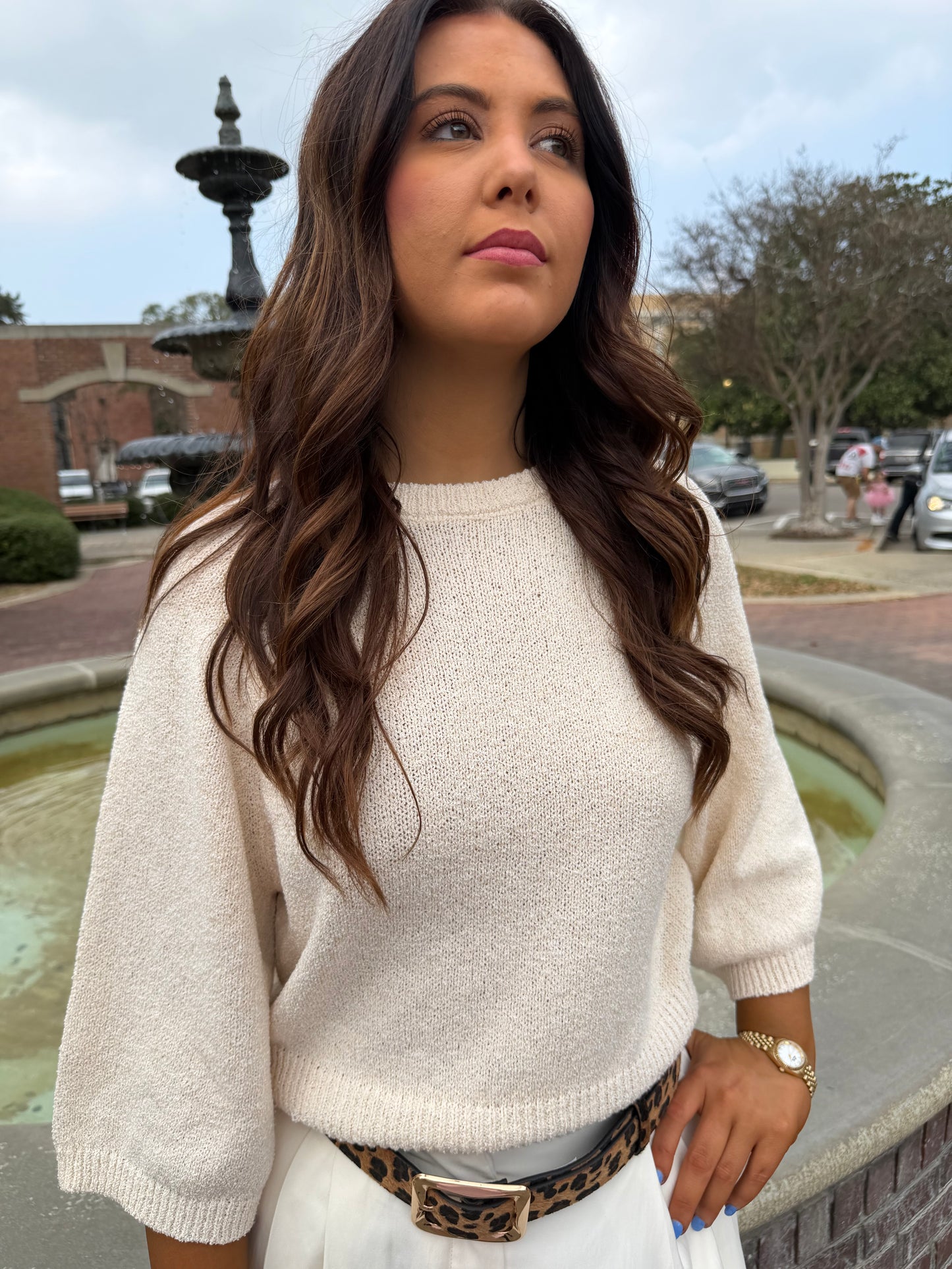 Ivory Essential Sweater