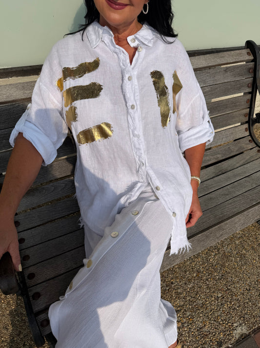 Seaside Ease Gauze Pants