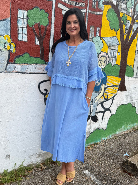The Blue Breeze Dress