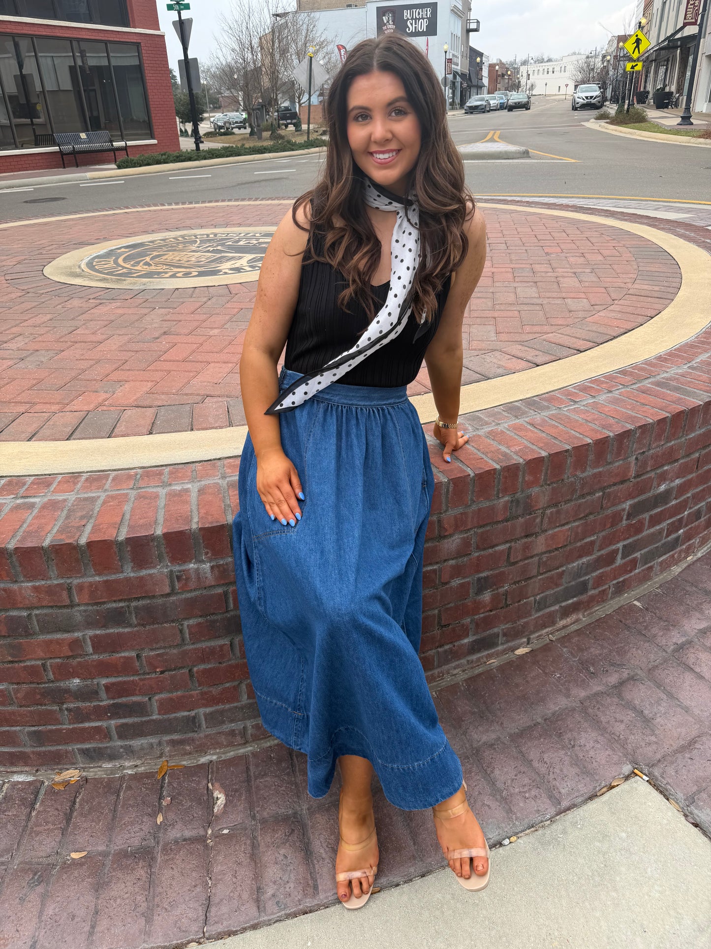 Everyday Ease Denim Maxi