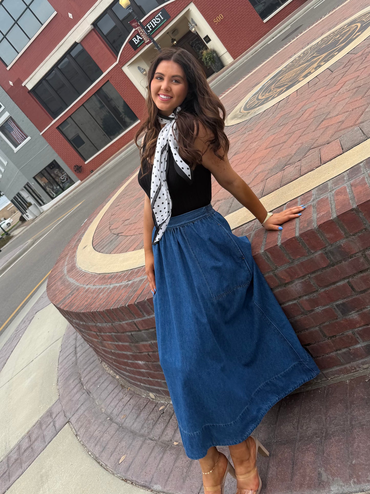Everyday Ease Denim Maxi