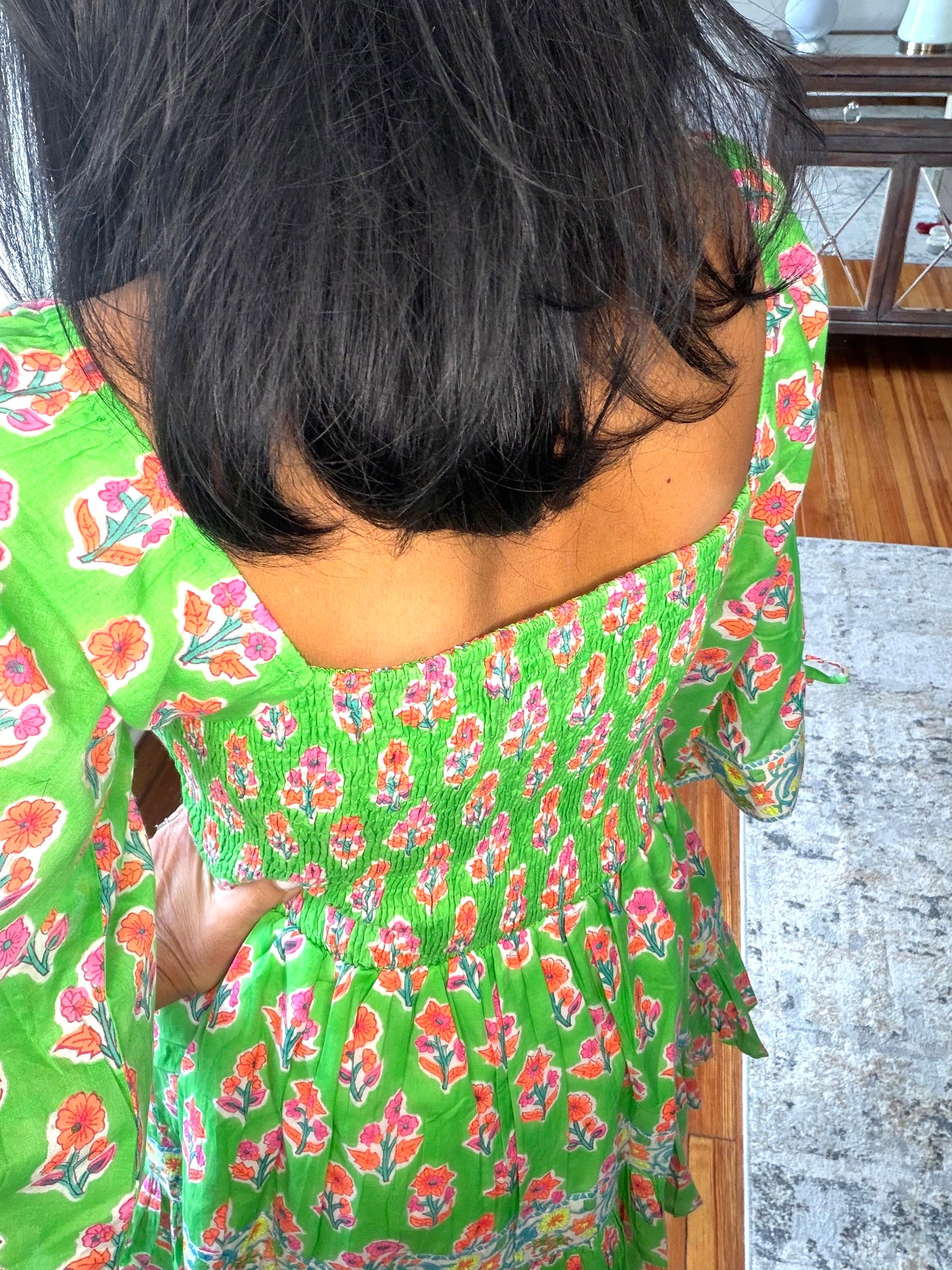 Lime In Bloom Dress