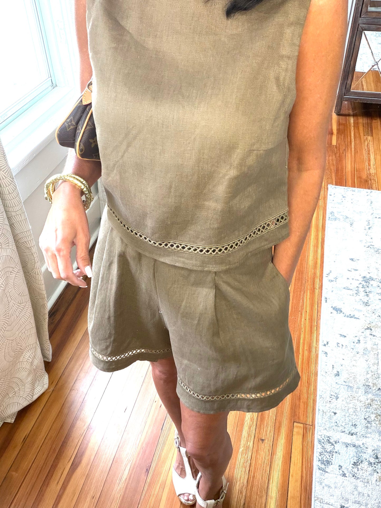 Simply Sweet Linen Tank