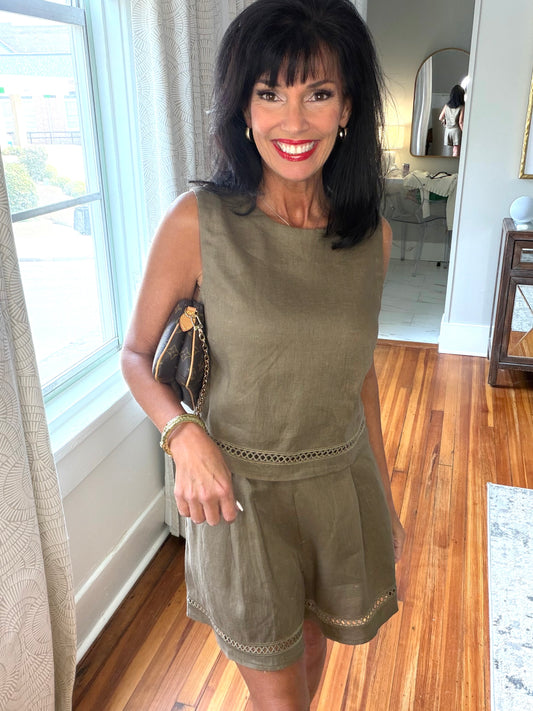 Simply Sweet Linen Shorts