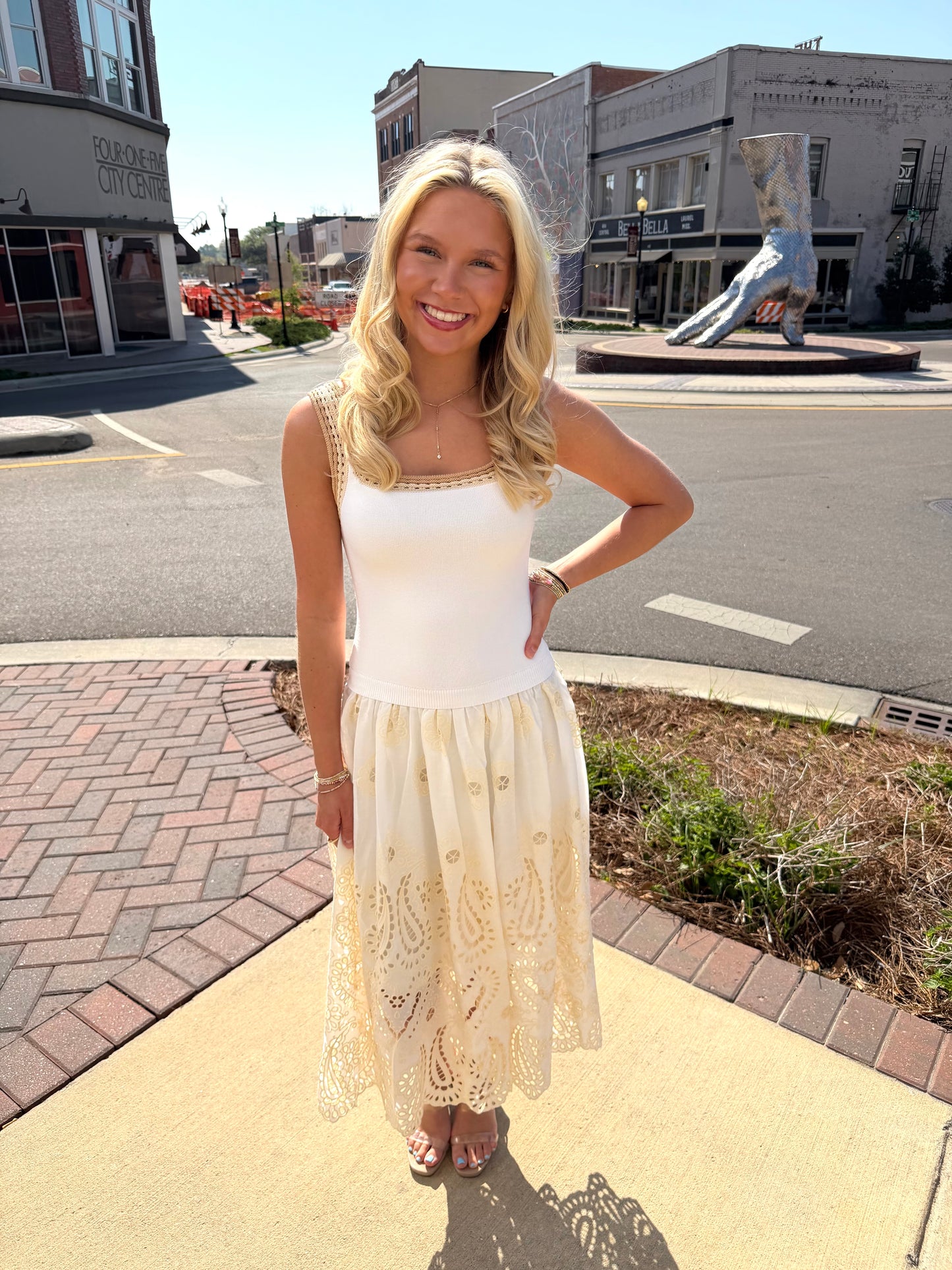 Golden Grace Dress