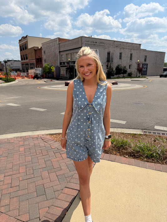 Super Cute Spotted Romper