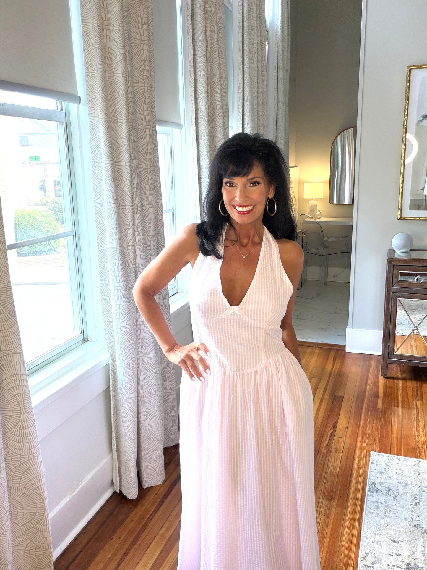 Southern Charm Halter Dress
