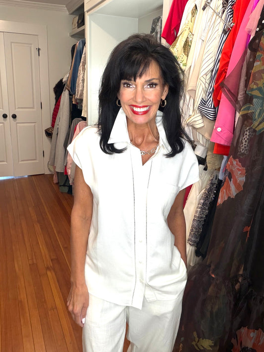 Vanilla Spice Linen Top