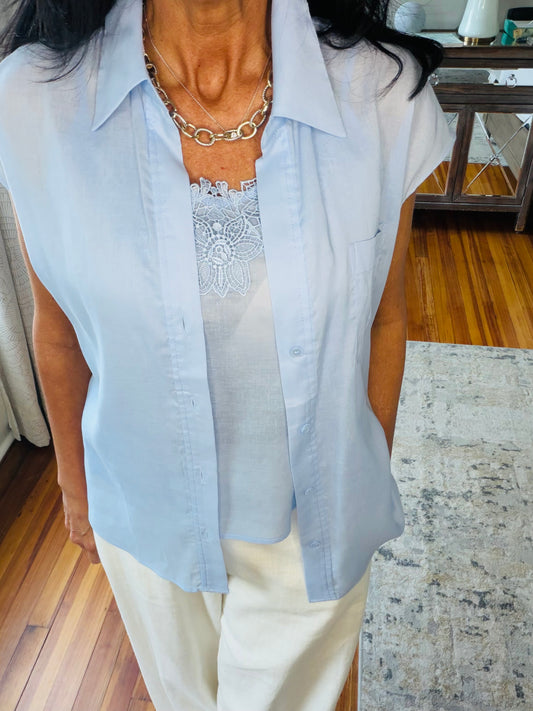 Deatailed Embroidered Lace Top