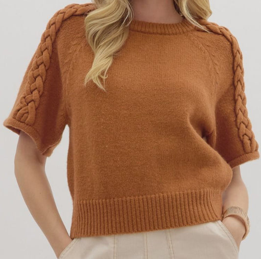 Brave & Braided Sweater