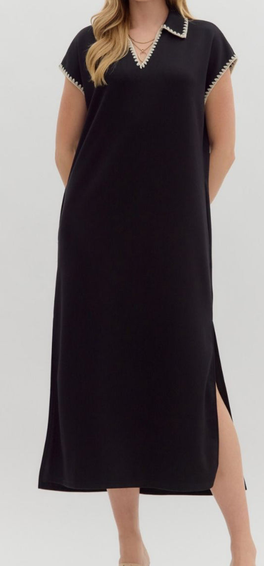 Stitched Out Maxi Dress