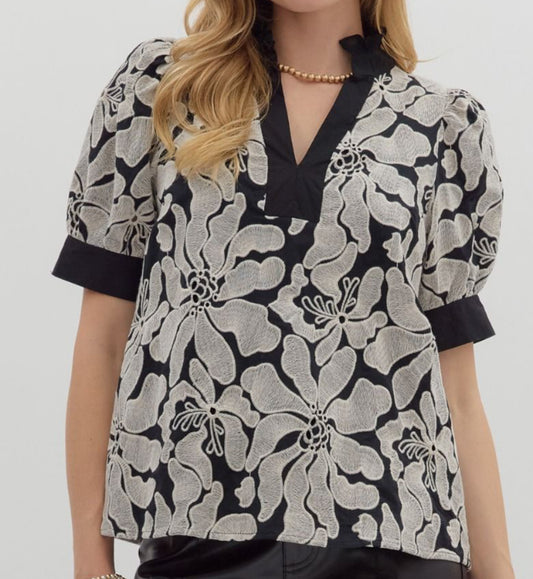 Delicately Detailed Top