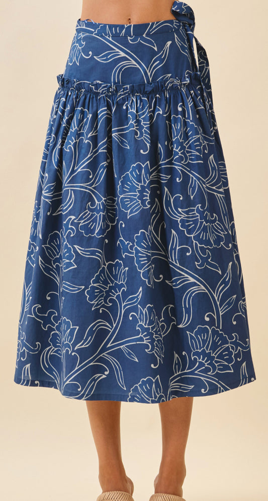 Brave In Blue Skirt