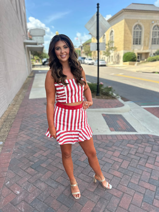 Circus Stripe Skirt
