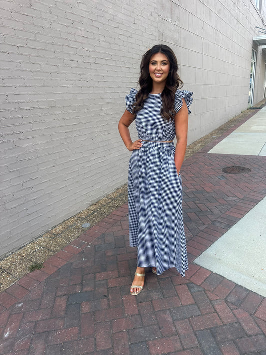 Gingham Breeze Skirt