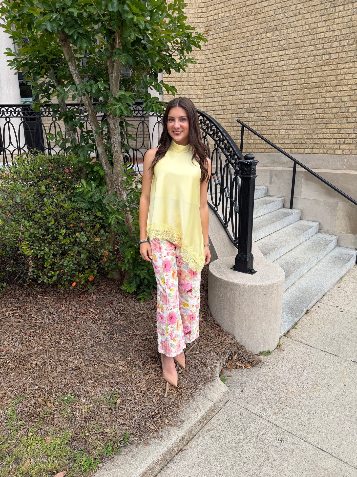 Fun In Floral Pants