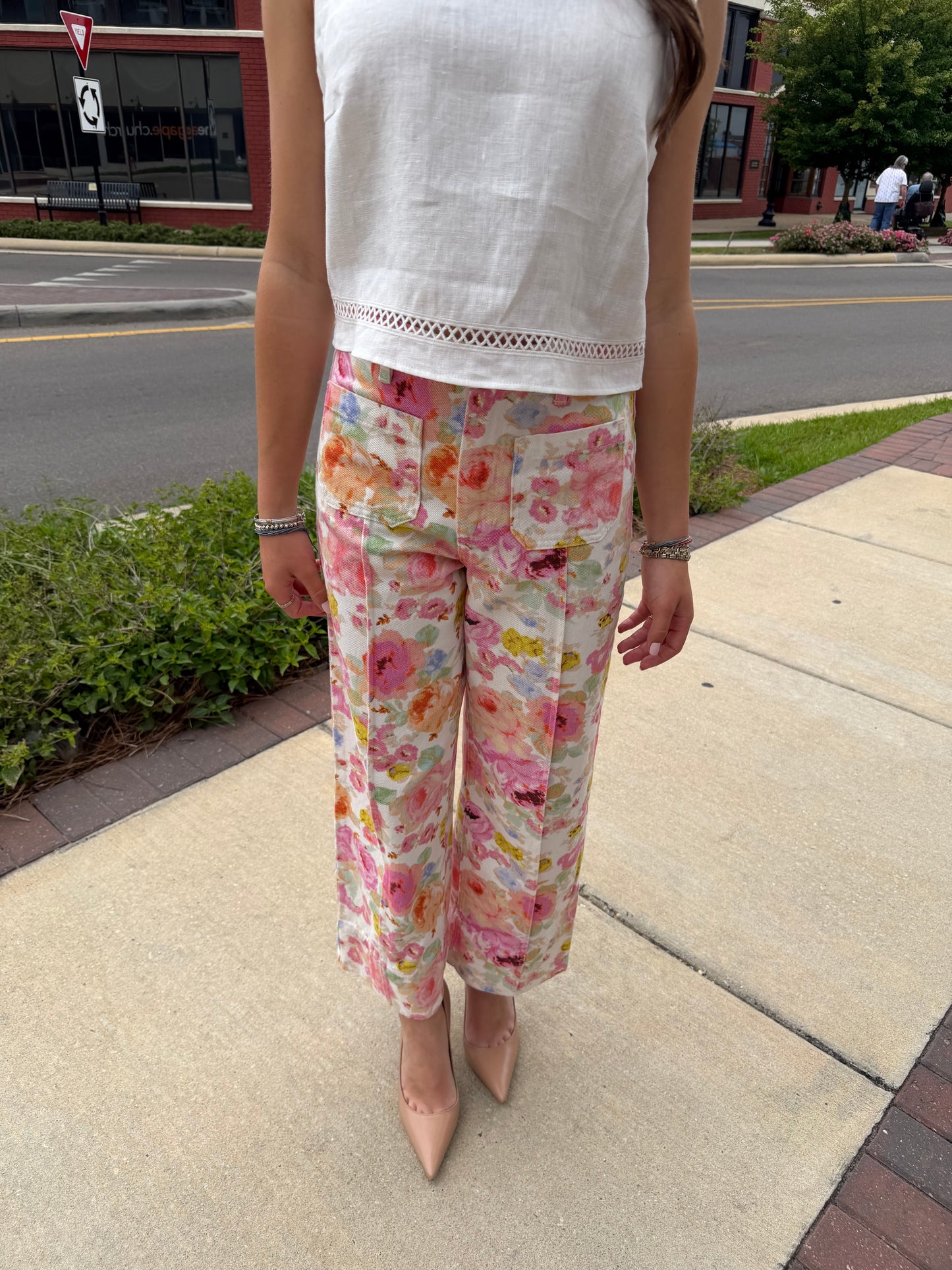 Fun In Floral Pants