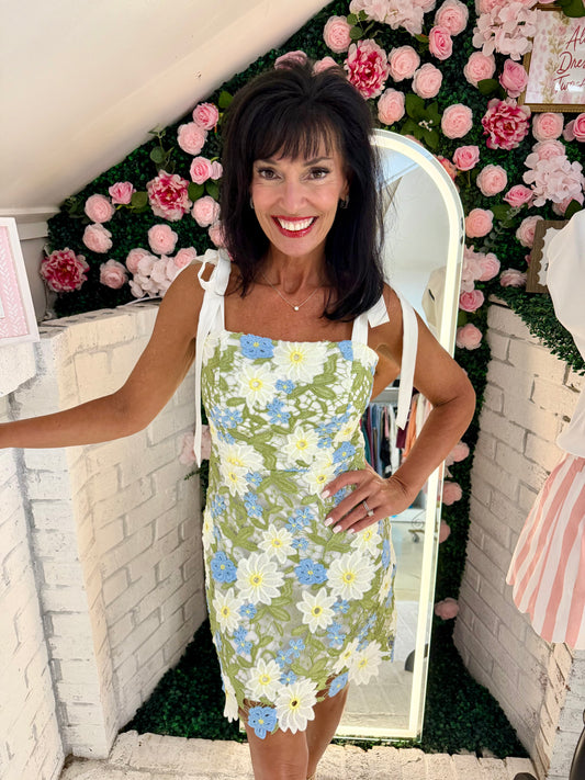 Flower Garden Lace Dress